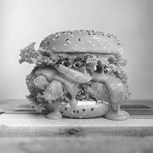 Moroccan Crispy Chicken Burger