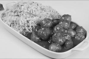 Veg Fried Rice with Veg Manchurian