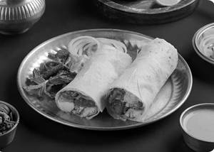 Paneer tikka rumali roll