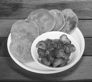 5 Poori + Jeera Aloo