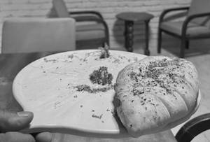 Garlic and besil butter bread