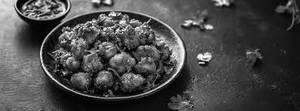 Chicken manchurian semi gravy