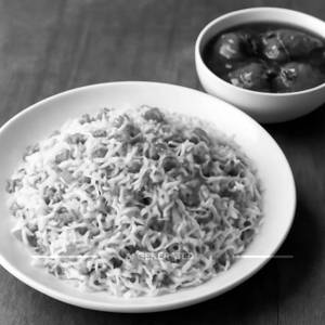 Veg Fried Rice With Manchurian