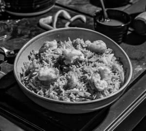 Seafood Singapore Fried Rice