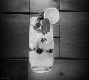 Blue berry mocktail