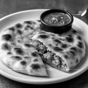 Chicken Stuffed Kulcha