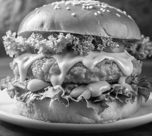 Peri Peri Cheese Burger (1 Pc)