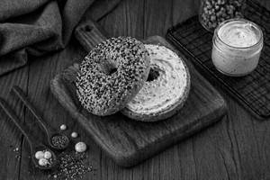 Aioli Cream Cheese Bagel