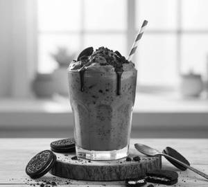 Chocolate and oreo milkshakes