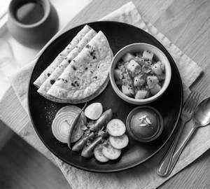 Ruti With Sada Aloo Torkari ( Full )