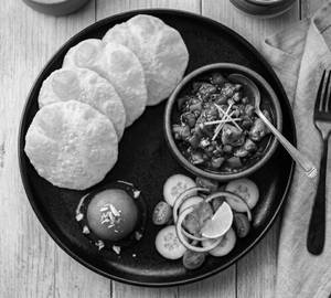 Luchi With Chilli Chicken ( Full )