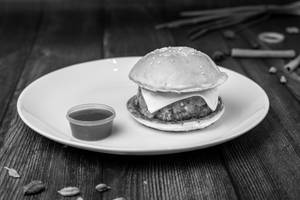 Crispy Veggie Patty & Cheese Burger