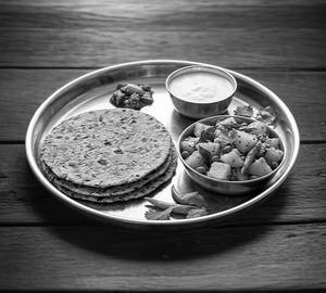 Thepla Sukhi Bhaji