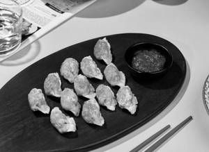 Korean POP Veggie Dumplings
