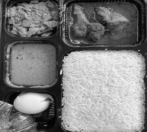 Chicken curry [ Thali. 1]