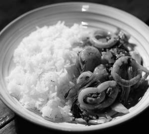 Seafood Stir Fry Rice Bowl