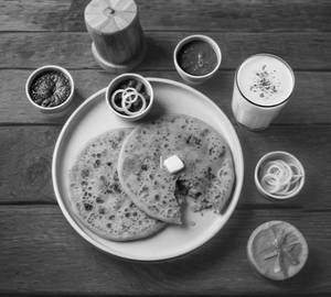 2 Aloo Paratha With Lassi