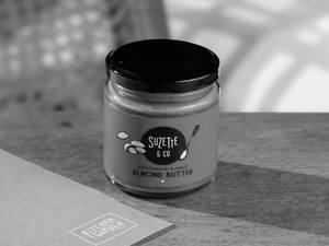 Organic Almond Butter Jar