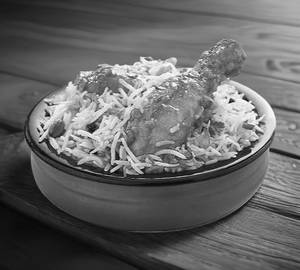 Kolkata Chicken Biryani (half) jhatka Chicken
