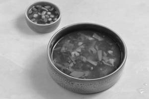 Soft Tofu & Noodle Clear Soup With Vegetables