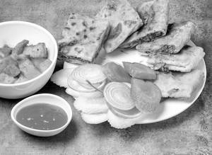 Double Egg Mughlai Paratha