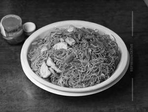 Singapore chicken noodles