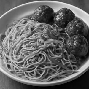 Chilli Garlic Noodles with Veg Manchurian 