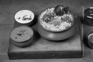 Hyderabadi chicken dum biryani