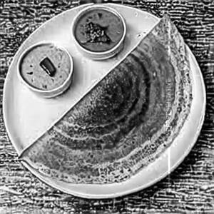 Schezwan Rava Dosa Butter