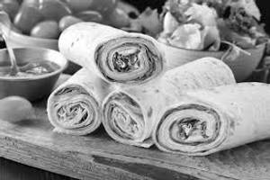 Cheesy veg wraps