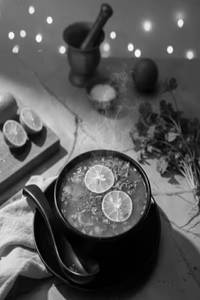 Lemon And Coriander Soup Veg