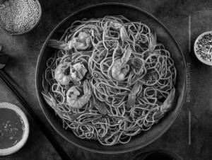 Prawns Black Pepper Noodles