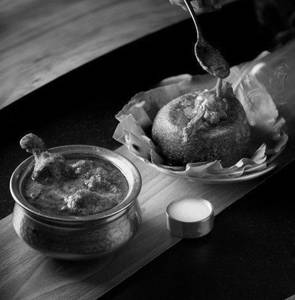 Ragi Sangati + Chicken Curry