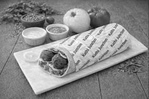 Veg shami kebab roll