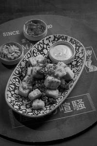 Dry Red Chili And Burnt Garlic Silken Tofu