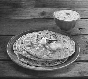 Paneer cheese paratha