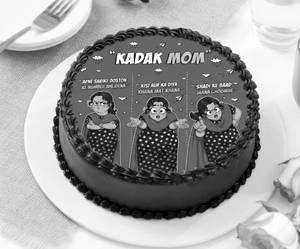 Kadak Mom Chocolate Poster Cake (500 gm)