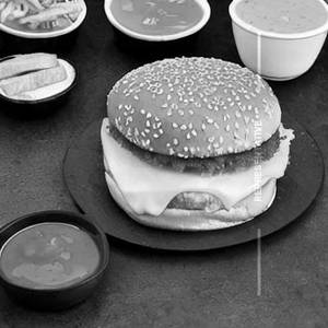 Aloo Tikki Cheese Burger