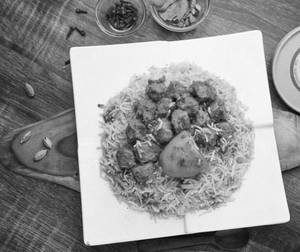 Soya Chaap Biryani