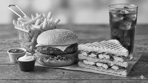 Burger + Grilled Sandwich + Fries + Cold Drink