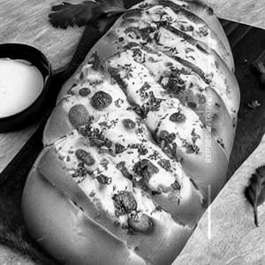 Supreme Stuffed Garlic Bread