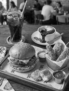 5 In 1 Veggie Burger Combo
