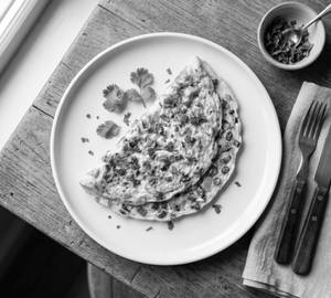 Egg with vegetables omelette