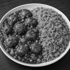 GRAVY MANCHURIAN WITH SCHEZWAN FRIDRICE
