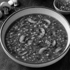 Mushroom Hot Garlic Soup