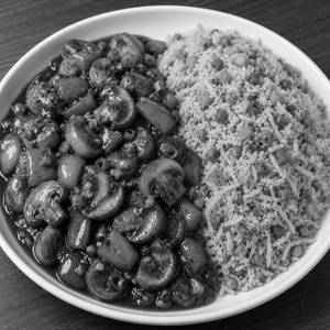 Chilli Mushroom WITH VEG FRIDRICE