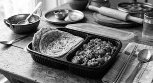 Chilli Chicken with 2 Laccha Paratha