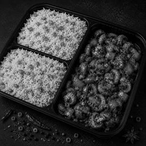 2 Veg Fried Rice + 3 Mushroom Chilly