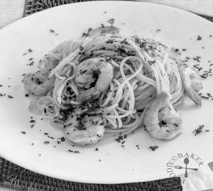 Aglio E Olio  prawns