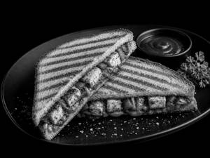 Smoky Barbeque Paneer Sandwich
